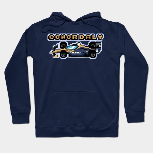 Conor Daly '23 Old School Hoodie by SteamboatJoe